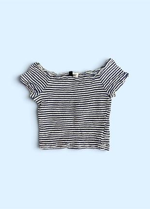 Жіночий топ h&m у смужку, розмір xs