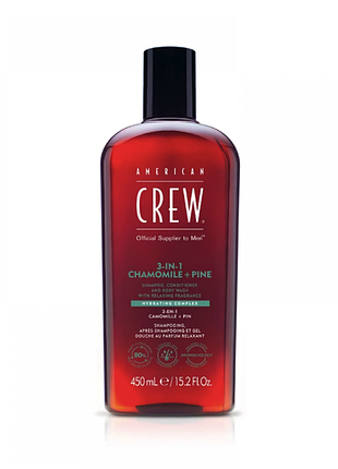 Шампунь american crew relaxing shampoo, conditioner and body wash 450 мл — для профессионального ухода за волосами