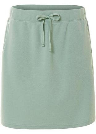 Спідниця з двунитки для жінки esmara by oyanda (kaufland) 480832 s зелений