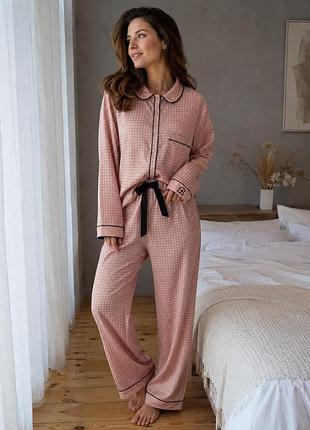 Шикарна супер якісна витончена піжама з принтом р.l ted baker