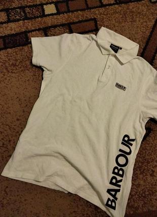 Чоловіче поло barbour international біле