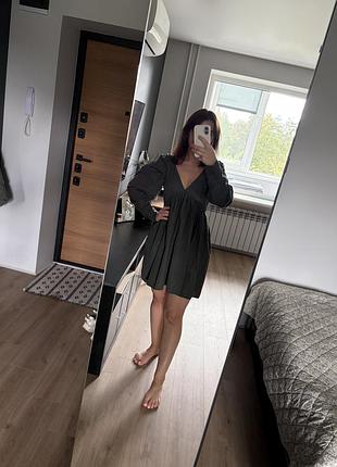 Коротка жіноча сукня asos design зі спокусливим декольте 🔥