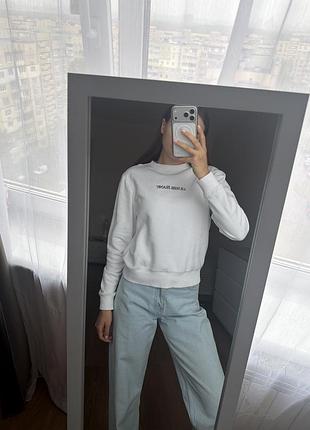 Світшот жіночий guess jeans білий