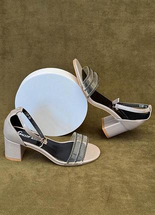 Босоніжки жіночі, колір сірий, 243re287