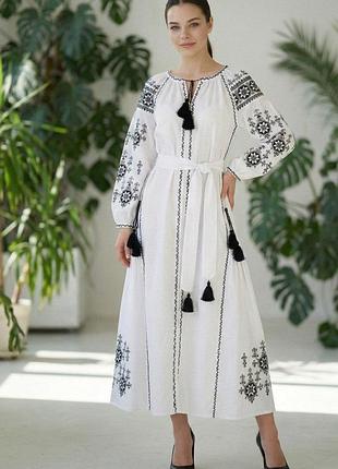 Вишита сукня "агнія" pu-0028
