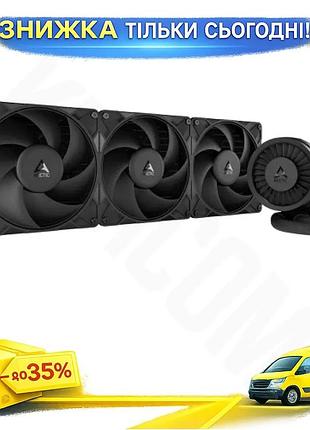 Ku система жидкостного охлаждения universal fit arctic liquid freezer 420 black для процессора intel a uni2l_k