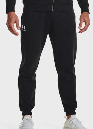 Штани спортивні чоловічі under armour essential fleece jogger