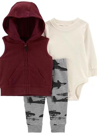 Костюм для хлопчиків carters з 3 предметів, 12m