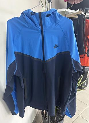 Вітровка чоловіча nike hv6514-451, темно-синя, розмір м