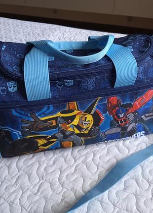 Спортивна сумка для хлопчика дитяча для тренувань трансформери transformers