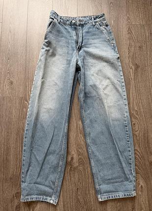 Джинси жіночі baggy блакитні