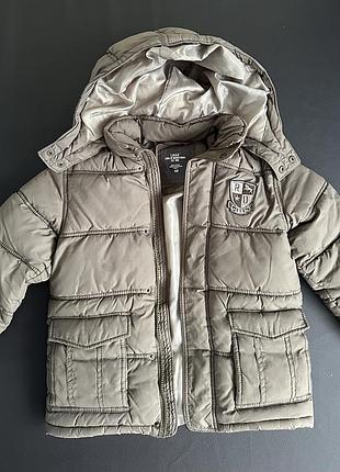 Куртка для хлопчика h&m зимова, сіра