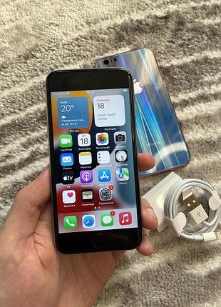 Iphone 6s space gray 32gb neverlock айфон + коробка, зарядка, чохол