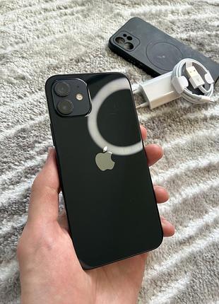 Iphone 12 black 64gb neverlock айфон + зарядка + чохол