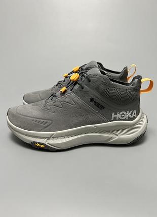 Трекінгові шкіряні черевики на гортексі hoka one one transport chukka gtx gore-tex vibram оригінал 1155190 ads