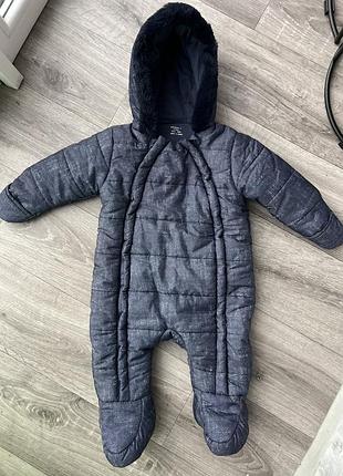 Зимовий комбінезон для хлопчиків primark синій