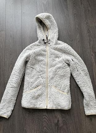 Худі жіноче the north face тедді сіре