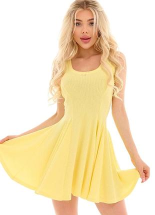 Коротка сукня жіноча amazonka tiffany жовта lior