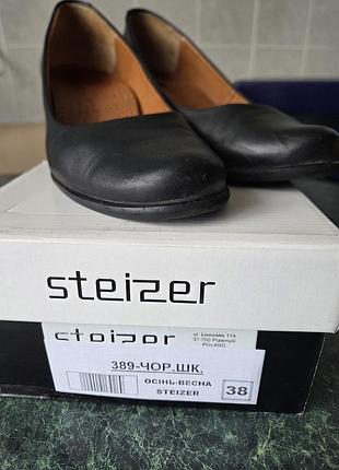 Туфлі жіночі steizer чорні, розмір 38