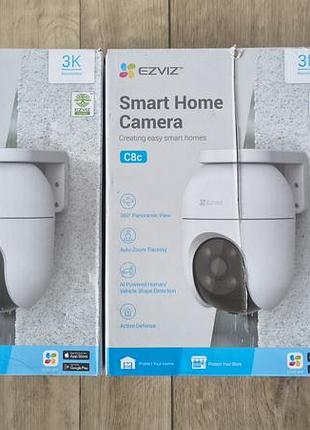 Відеокамера ezviz c8c 3k поворотна wi-fi smart home camera
