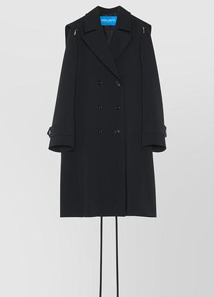 Пальто nina ricci двобортне чорне