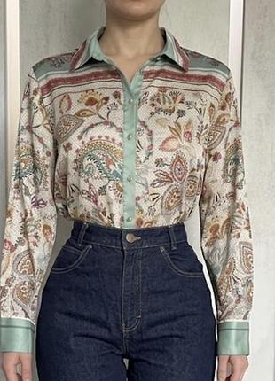 Рубашка zara с-м