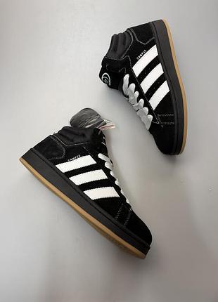 Кросівки  зимові adidas campus чорні