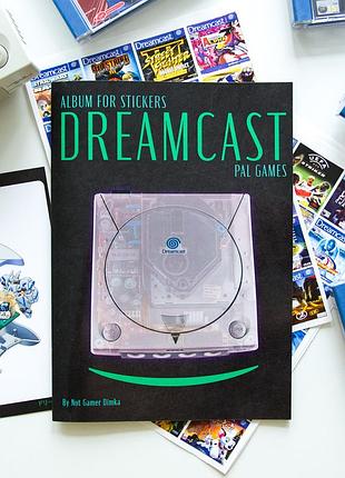 Альбом sega dreamcast для коллекции игр pal версии