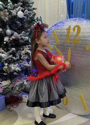 Карнавальний костюм снігура для дівчинки, розмір 110
