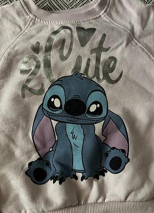 Світшот утеплений sinsay stitch стіч 116 розмір