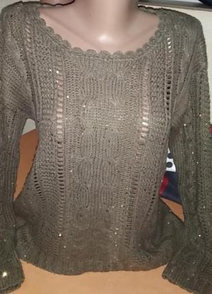 Светр светр кофта з паєтками via code paris
