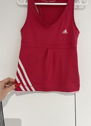 Майка для дівчинки adidas спортивна червона