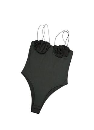 Жіноче боді zara чорне