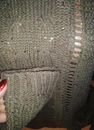Свитер светр кофта з паєтками via code paris3 фото