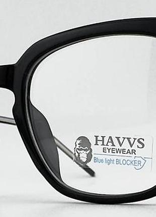 Комп'ютерні окуляри havvs k9080 c1 blue blocker + оправа чорна