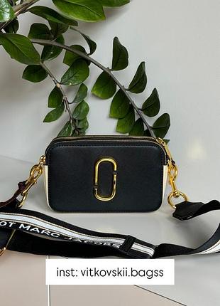 Сумочка the snapshot black/gold🖤