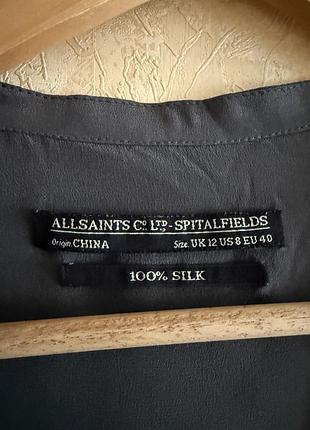 Шовкова сорочка all saints оригінал 4