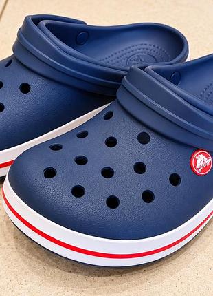 🩴 шльопанці crocs crocband navy