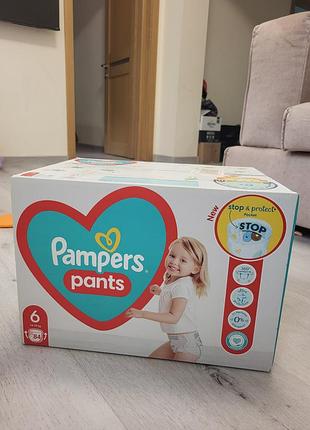 Підгузки pampers pants розмір 6