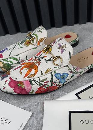 Gucci princetown horsebit mule slipper жіночі мюлі шльопанці оригінал 38 eur