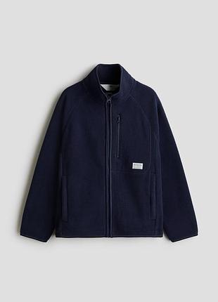 Тепла флісова кофта-куртка h&m на підлітка
