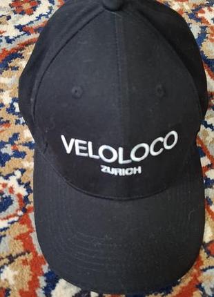 Бейсболка veloloco zurich чорна