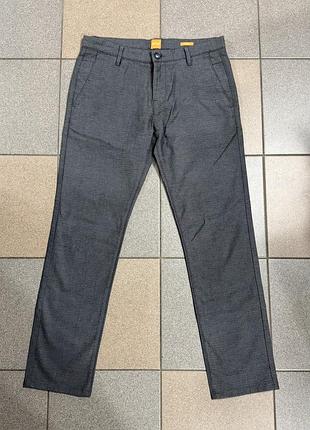 Брюки чоловічі преміум hugo boss сірі розмір 32r (48)