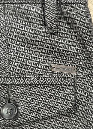 Брюки чоловічі преміум hugo boss сірі розмір 32r (48)