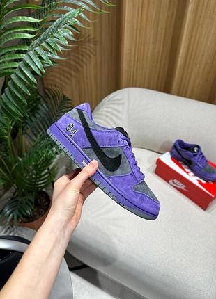 Кросівки чоловічі та жіночі nike sb dunk low x otomo katsuhiro purple pegion фіолетові