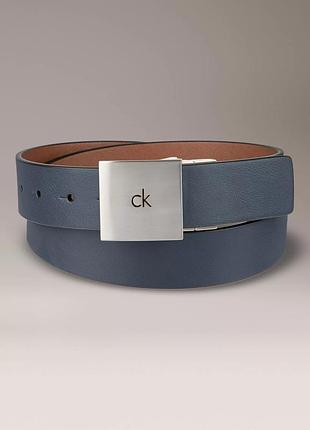 Двосторонній чоловічий ремінь calvin klein з екошкіри