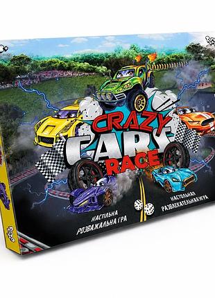 Настольная игра crazy cars race с машинками и кубиком, для детей от 3 лет
