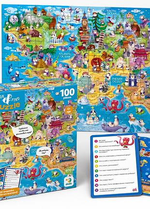 Пазл dodo світ пінгвінів навчальний 100 елементів для дітей 6+.