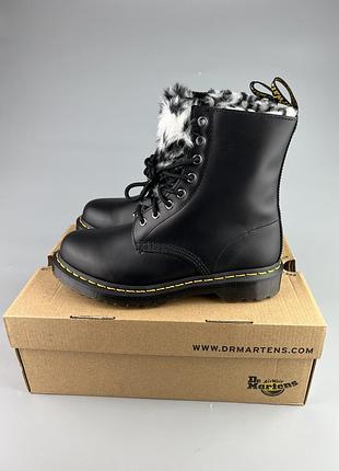 Шкіряні зимові черевики оригінал dr.martens 1460 serena 2