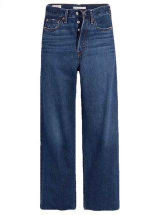 Джинси жіночі levi’s ribcage straight ankle сині